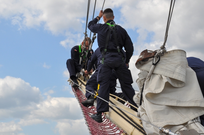Relacja z przebiegu praktyk pod żaglami [foto]-GospodarkaMorska.pl
