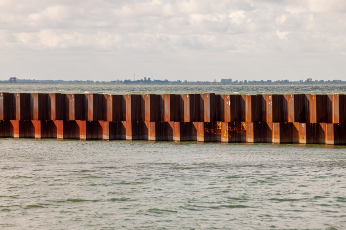 Lipiec na budowie kanału żeglugowego przez Mierzeję Wiślaną (foto, wideo)-GospodarkaMorska.pl