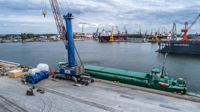 Kolejny transport morski project cargo zrealizowany przez Fracht FWO w Porcie Gdańsk (foto, wideo)-GospodarkaMorska.pl