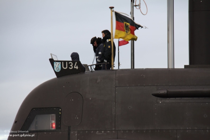 Wizyta niemieckiego okrętu podwodnego U 34 w Gdyni-GospodarkaMorska.pl