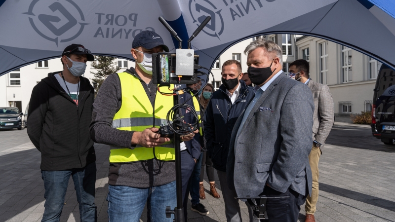 Port Gdynia gotowy na dronową rewolucję! (foto, wideo)-GospodarkaMorska.pl