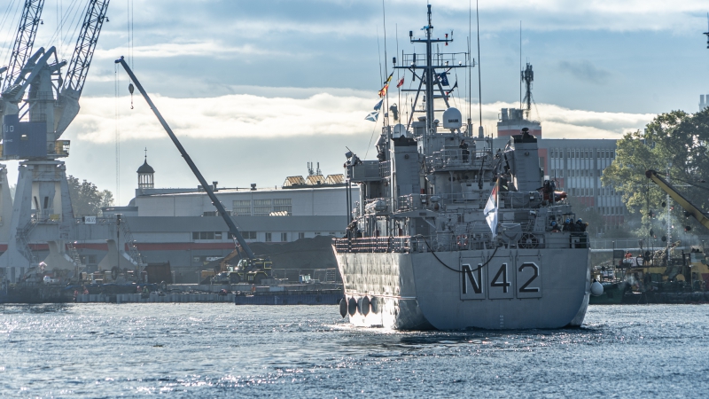 Okręty NATO w Porcie Gdańsk [foto, wideo]-GospodarkaMorska.pl