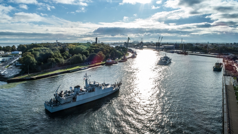 Okręty NATO w Porcie Gdańsk [foto, wideo]-GospodarkaMorska.pl