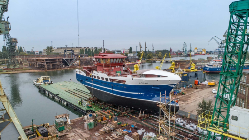 Stocznia Safe zwodowała statek rybacki dla Norwegów (foto, wideo)-GospodarkaMorska.pl