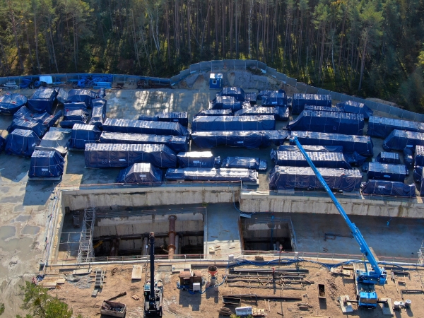Tunel w Świnoujściu. Na wyspie powstaje niemal 800 potężnych pierścieni [foto]-GospodarkaMorska.pl