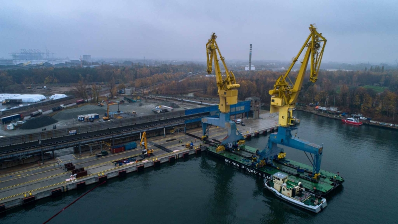 Nowe dźwigi w Porcie Gdańsk (foto, wideo)-GospodarkaMorska.pl