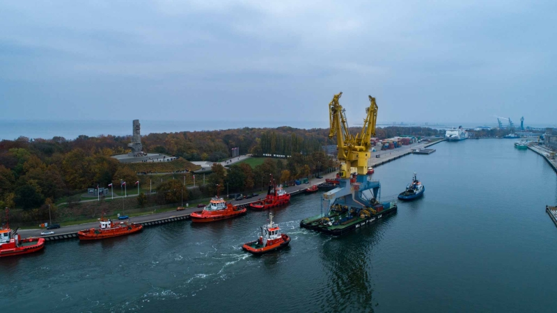 Nowe dźwigi w Porcie Gdańsk (foto, wideo)-GospodarkaMorska.pl