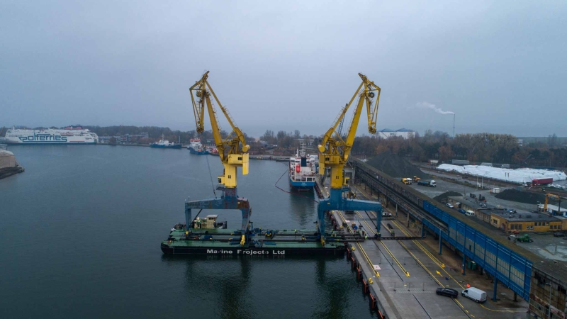 Nowe dźwigi w Porcie Gdańsk (foto, wideo)-GospodarkaMorska.pl