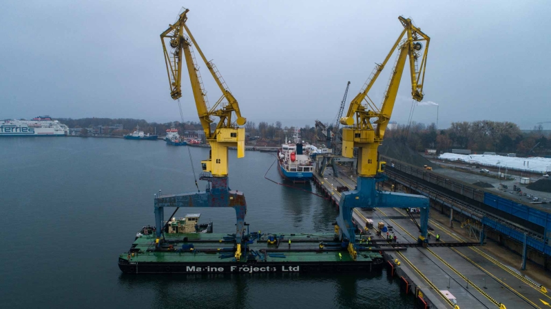 Nowe dźwigi w Porcie Gdańsk (foto, wideo)-GospodarkaMorska.pl