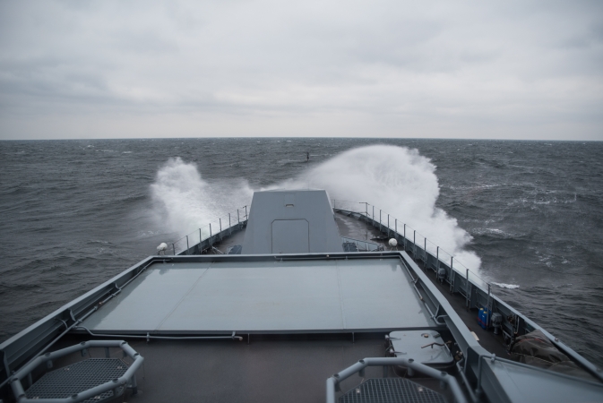 ORP Ślązak powrócił z Morza Północnego [foto]-GospodarkaMorska.pl