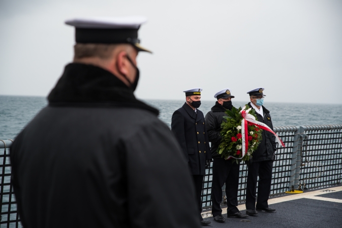 ORP Ślązak powrócił z Morza Północnego [foto]-GospodarkaMorska.pl