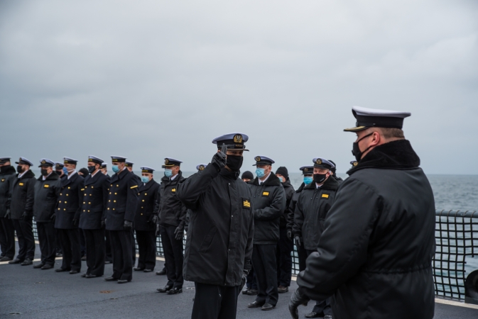 ORP Ślązak powrócił z Morza Północnego [foto]-GospodarkaMorska.pl