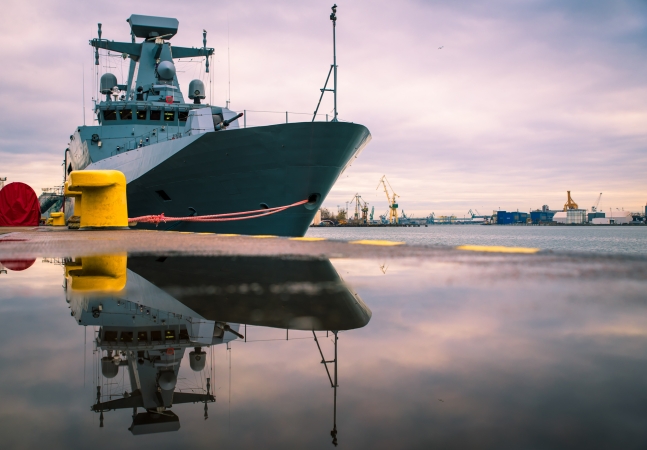 ORP Ślązak powrócił z Morza Północnego [foto]-GospodarkaMorska.pl