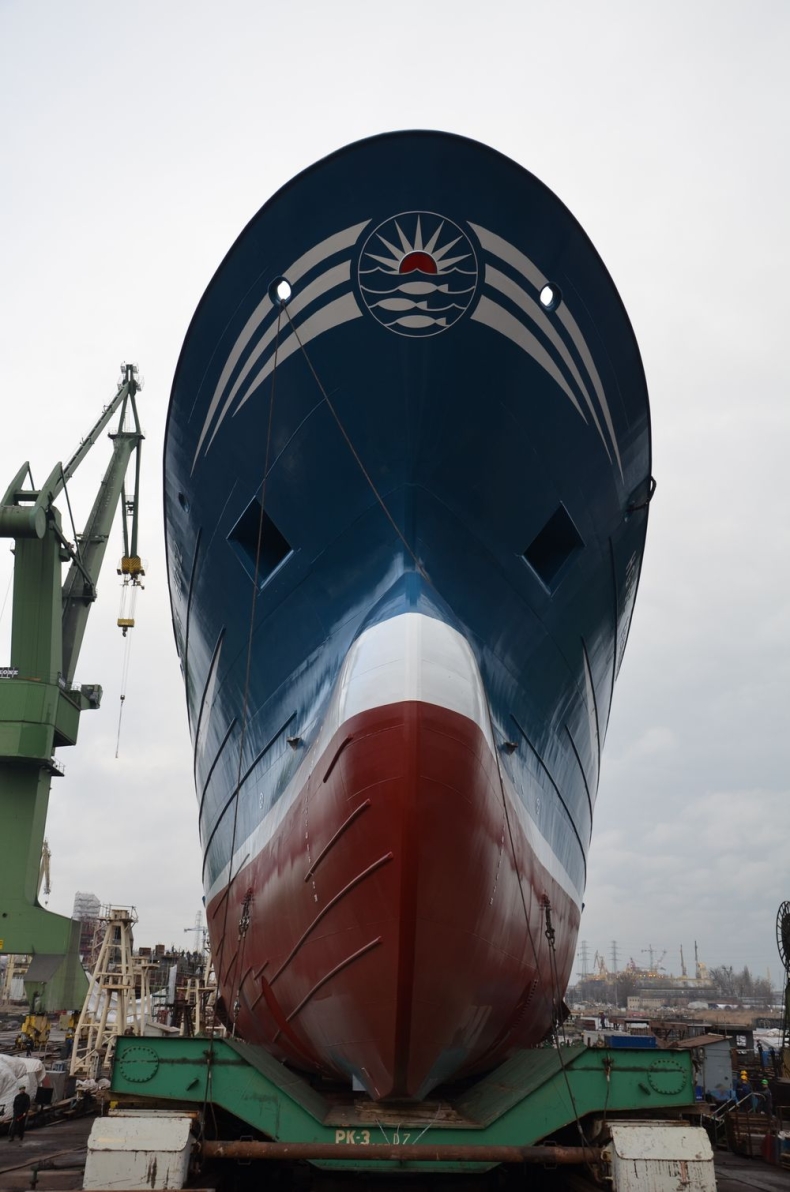 Sejner dla Duńczyków zwodowany w Naucie-GospodarkaMorska.pl