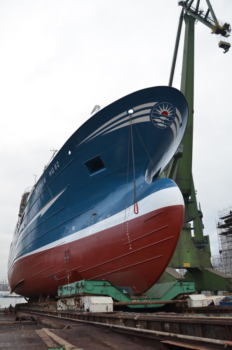 Sejner dla Duńczyków zwodowany w Naucie-GospodarkaMorska.pl