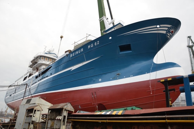 Sejner dla Duńczyków zwodowany w Naucie-GospodarkaMorska.pl