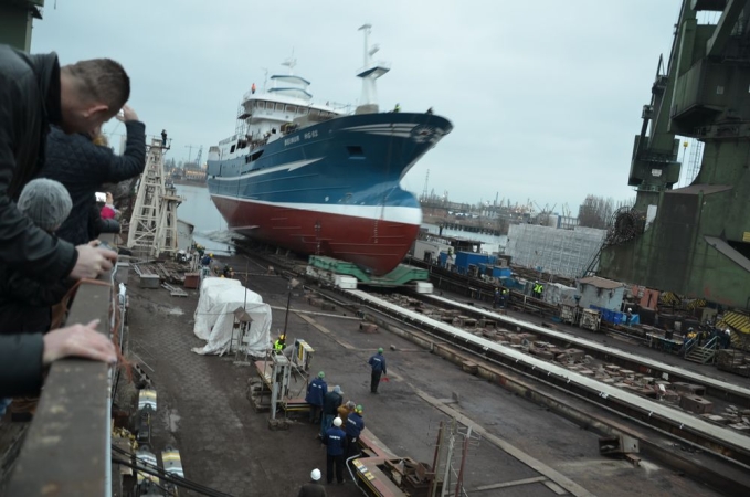 Sejner dla Duńczyków zwodowany w Naucie-GospodarkaMorska.pl