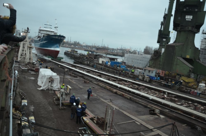 Sejner dla Duńczyków zwodowany w Naucie-GospodarkaMorska.pl