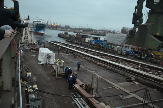 Sejner dla Duńczyków zwodowany w Naucie-GospodarkaMorska.pl