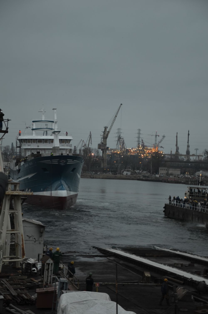 Sejner dla Duńczyków zwodowany w Naucie-GospodarkaMorska.pl