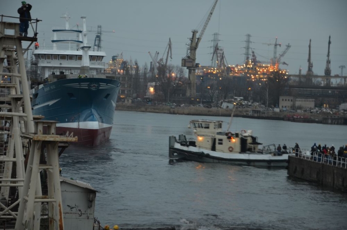 Sejner dla Duńczyków zwodowany w Naucie-GospodarkaMorska.pl