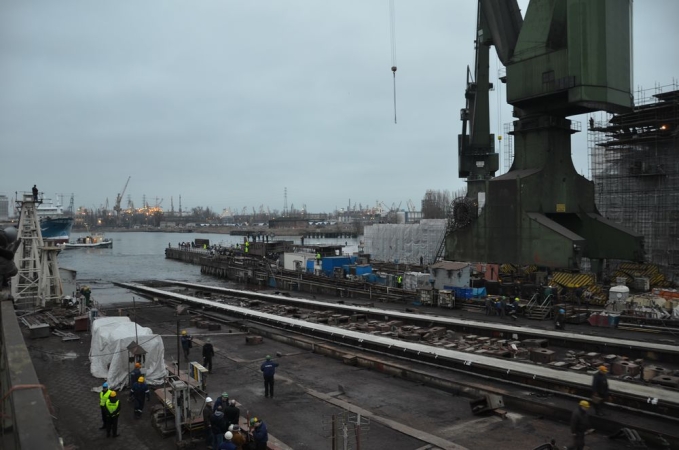 Sejner dla Duńczyków zwodowany w Naucie-GospodarkaMorska.pl