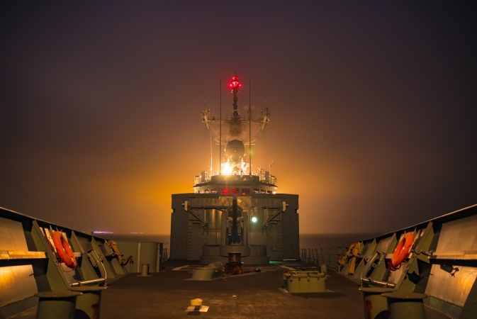 Grudniowe manewry na Zatoce [foto]-GospodarkaMorska.pl