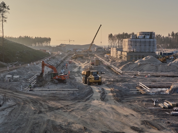 Grudzień na budowie drogi wodnej łączącej Zalew Wiślany z Zatoką Gdańską [foto, wideo]-GospodarkaMorska.pl
