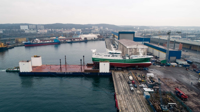 Stocznia Karstensen zwodowała statek rybacki dla Irlandczyków [foto, wideo]-GospodarkaMorska.pl