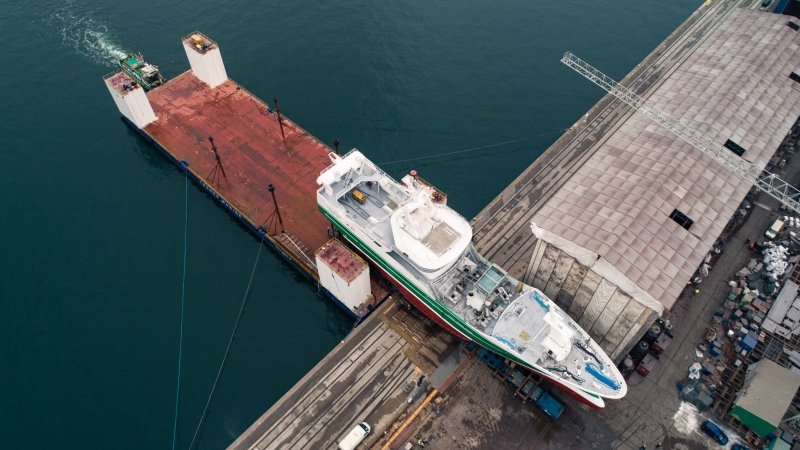 Stocznia Karstensen zwodowała statek rybacki dla Irlandczyków [foto, wideo]-GospodarkaMorska.pl