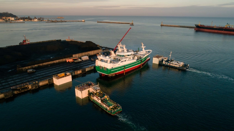Stocznia Karstensen zwodowała statek rybacki dla Irlandczyków [foto, wideo]-GospodarkaMorska.pl