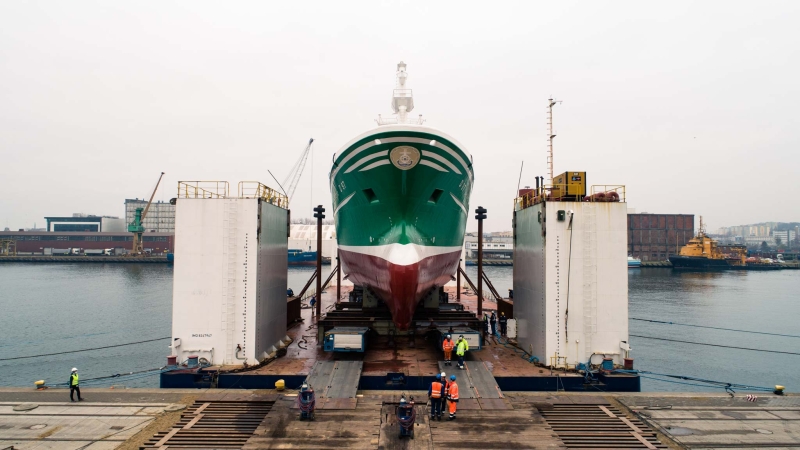 Stocznia Karstensen zwodowała statek rybacki dla Irlandczyków [foto, wideo]-GospodarkaMorska.pl