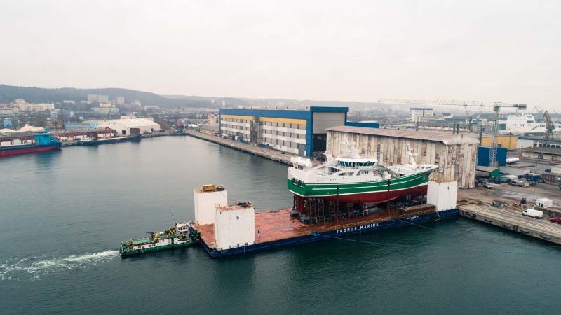 Stocznia Karstensen zwodowała statek rybacki dla Irlandczyków [foto, wideo]-GospodarkaMorska.pl