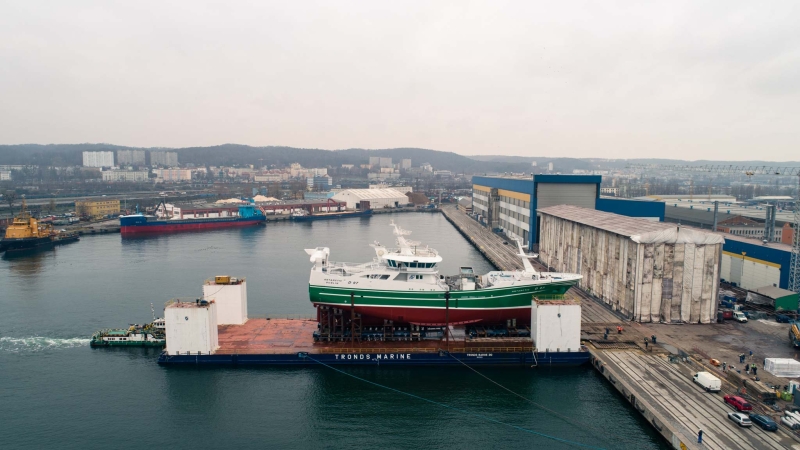 Stocznia Karstensen zwodowała statek rybacki dla Irlandczyków [foto, wideo]-GospodarkaMorska.pl