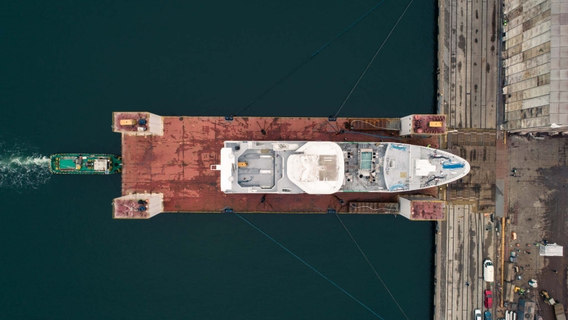 Stocznia Karstensen zwodowała statek rybacki dla Irlandczyków [foto, wideo]-GospodarkaMorska.pl