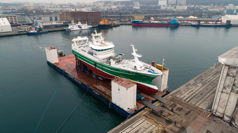 Stocznia Karstensen zwodowała statek rybacki dla Irlandczyków [foto, wideo]-GospodarkaMorska.pl