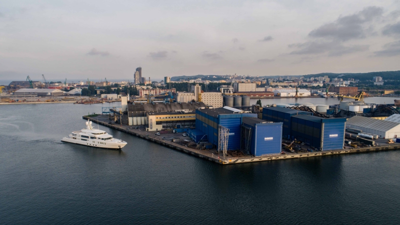 Stocznia Damen Shipyards Gdynia - specjaliści w budowie kadłubów luksusowych jachtów-GospodarkaMorska.pl