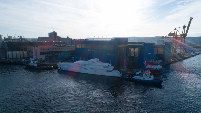 Stocznia Damen Shipyards Gdynia - specjaliści w budowie kadłubów luksusowych jachtów-GospodarkaMorska.pl