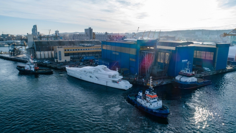 Stocznia Damen Shipyards Gdynia - specjaliści w budowie kadłubów luksusowych jachtów-GospodarkaMorska.pl