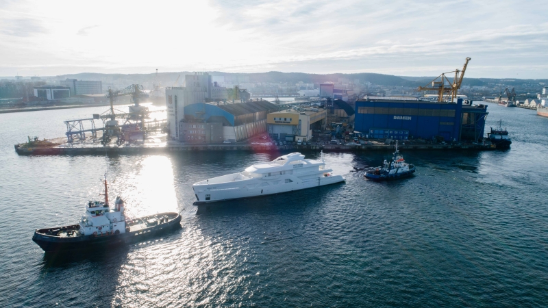 Stocznia Damen Shipyards Gdynia - specjaliści w budowie kadłubów luksusowych jachtów-GospodarkaMorska.pl