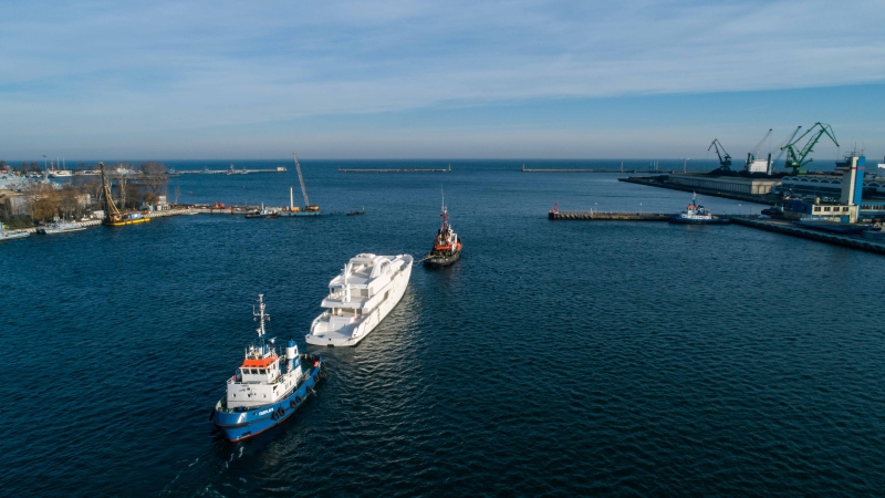 Stocznia Damen Shipyards Gdynia - specjaliści w budowie kadłubów luksusowych jachtów-GospodarkaMorska.pl