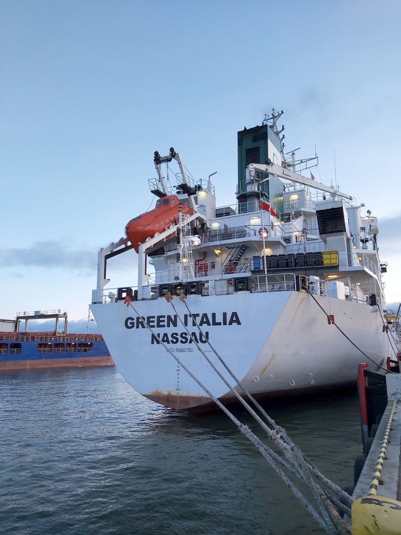 „Green Italia” – norweski chłodniowiec zarządzany przez polską spółkę-GospodarkaMorska.pl