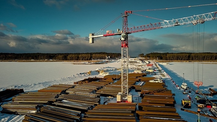 Atak zimy nie opóźnił prac na Mierzei-GospodarkaMorska.pl