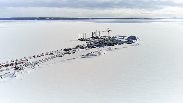 Atak zimy nie opóźnił prac na Mierzei-GospodarkaMorska.pl