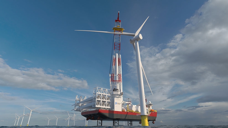 USA: Pierwszy statek do instalacji morskich turbin wiatrowych zgodny z ustawą Jones Act-GospodarkaMorska.pl