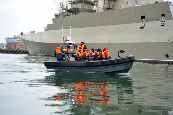 Próby morskie łodzi dla ORP Ślązak-GospodarkaMorska.pl