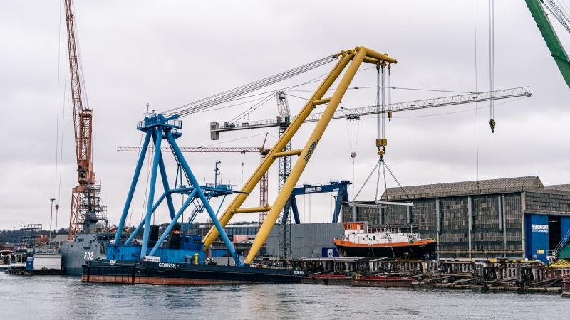 W stoczni Remontowa Shipbulding zwodowano lodołamacz 