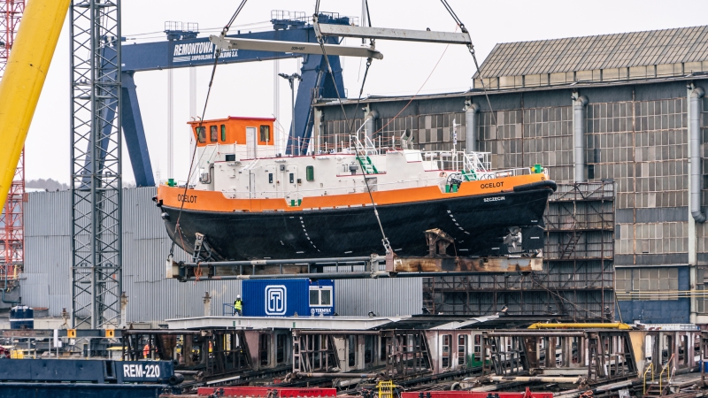 W stoczni Remontowa Shipbulding zwodowano lodołamacz 