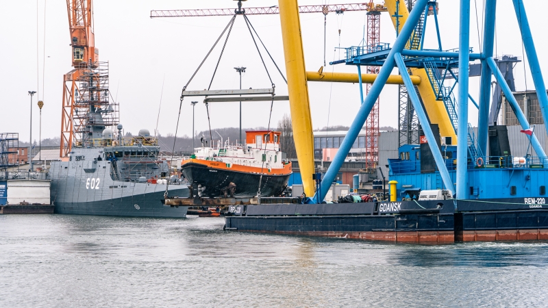 W stoczni Remontowa Shipbulding zwodowano lodołamacz 