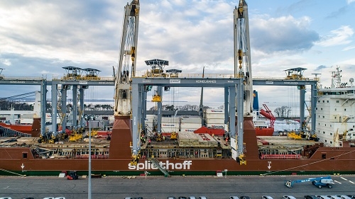 Suwnice RTG z El Professional w Porcie Gdańsk wyruszyły do terminalu kontenerowego w Afryce (video, foto)-GospodarkaMorska.pl